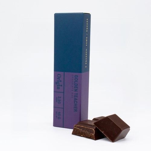 Golden Teacher – Psychedelische Schokoladentafel